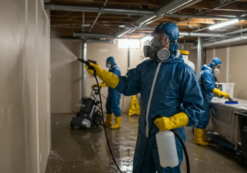 Basement Sanitization and Antimicrobial Treatment process in Cherokee County, AL